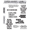 Stampers Anonymous Cling Stamps Life Quotes (CMS227) Stampers Anonymous Cling Stamps Life Quotes (CMS227)