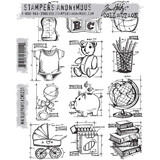 Stampers Anonymous Cling Stamps Mini Blueprints 8 (CMS231)
