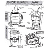 Stampers Anonymous Cling Stamps Fresh Brewed Blueprint (CMS232) Stampers Anonymous Cling Stamps Fresh Brewed Blueprint (CMS232)