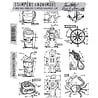 Stampers Anonymous Cling Stamps Mini Blueprints 9 (CMS235) Stampers Anonymous Cling Stamps Mini Blueprints 9 (CMS235)