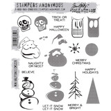 Stampers Anonymous Cling Stamps Mini Halftones (CMS239)