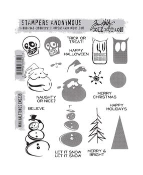 Stampers Anonymous Cling Stamps Mini Halftones (CMS239) Stampers Anonymous Cling Stamps Mini Halftones (CMS239)