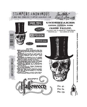 Stampers Anonymous Cling Stamps Undertaker (CMS240) Stampers Anonymous Cling Stamps Undertaker (CMS240)