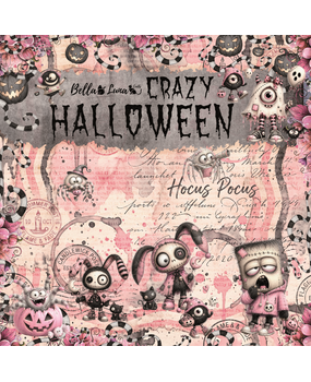 Bella Luna Crafts Crazy Halloween 8x8 Inch Collection Pack (BLC-0077/S)