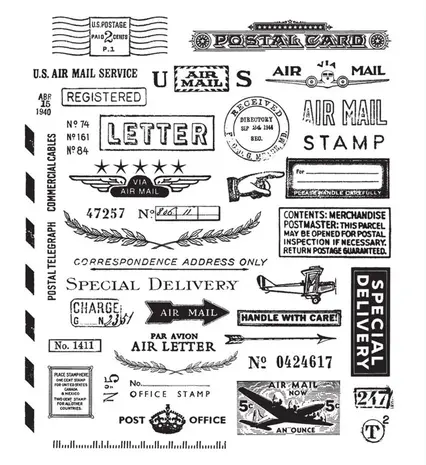 Stampers Anonymous Cling Stamps Correspondence (CMS225) Stampers Anonymous Cling Stamps Correspondence (CMS225)