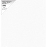 Paper Favourites Glitter Cardstock A4 White/Silver 250gsm (5pcs) (PFSS201)