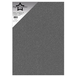 Paper Favourites Glitter Cardstock A4 Antique Silver 250gsm (5pcs) (PFSS205)