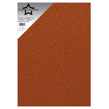 Paper Favourites Glitter Cardstock A4 Brass/Copper 250gsm (5pcs) (PFSS209)