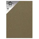 Paper Favourites Glitter Cardstock A4 Pale Gold 250gsm (5pcs) (PFSS212)