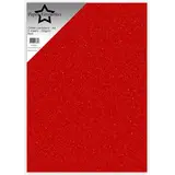 Paper Favourites Glitter Cardstock A4 Red 250gsm (5pcs) (PFSS222)