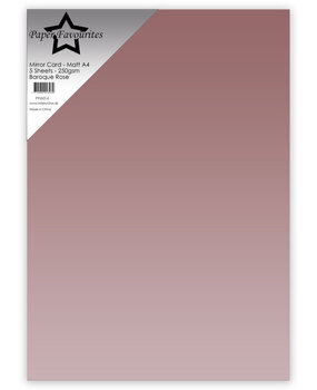 Paper Favourites Mirror Card Matte A4 Baroque Rose 250gsm (5pcs) (PFSS016) Paper Favourites Mirror Card Matte A4 Baroque Rose 250gsm (5pcs) (PFSS016)