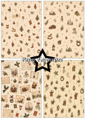 Paper Favourites Retro Christmas A5 Paper Pack (PFA237) Paper Favourites Retro Christmas A5 Paper Pack (PFA237)
