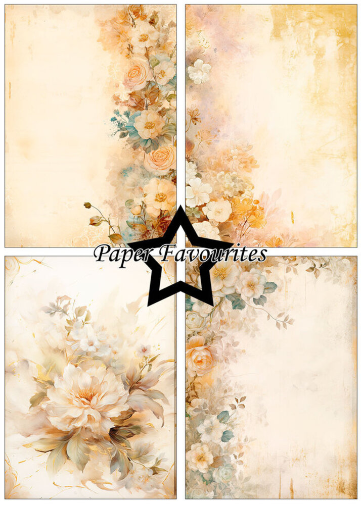 Paper Favourites Winter Florals A5 Paper Pack (PFA239)