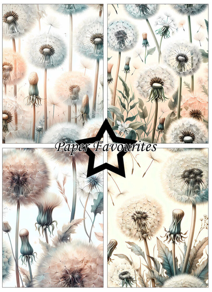Paper Favourites Dandelion A6 Paper Pack (PFA641)