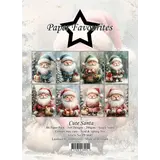 Paper Favourites Cute Santa A6 Paper Pack (PFA642)