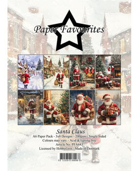 Paper Favourites Santa Claus A6 Paper Pack (PFA643)