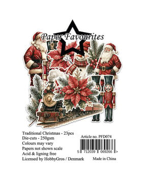 Paper Favourites Die-Cuts A7 Traditional Christmas (23pcs) (PFD074) Paper Favourites Die-Cuts A7 Traditional Christmas (23pcs) (PFD074)