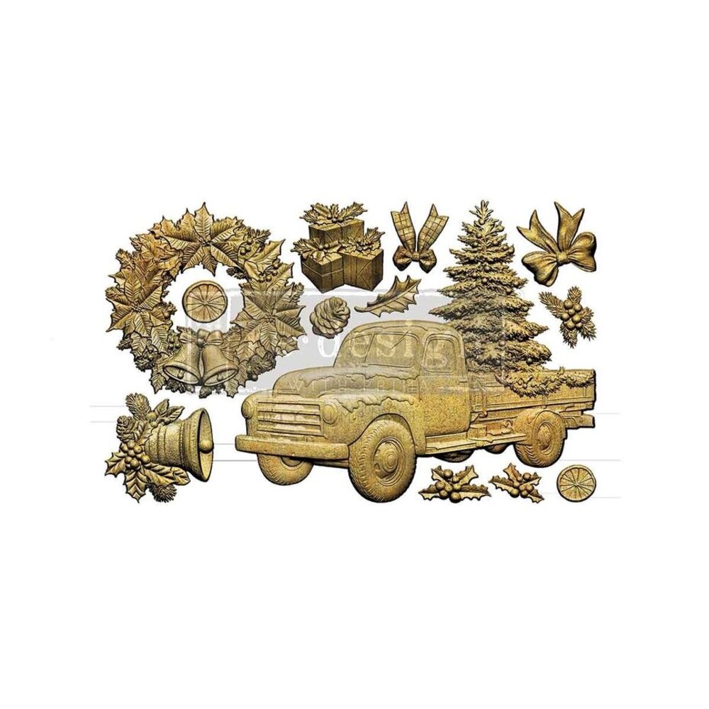 Re-Design Country Christmas Delivery 5x8 Inch Decor Moulds (684471) Re-Design Country Christmas Delivery 5x8 Inch Decor Moulds (684471)
