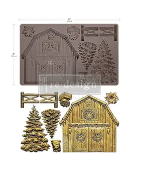 Re-Design Homestead Holiday 5x8 Inch Decor Moulds (684525) Re-Design Homestead Holiday 5x8 Inch Decor Moulds (684525)