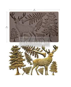 Re-Design Stag Of The Highlands 5x8 Inch Decor Moulds (684778) Re-Design Stag Of The Highlands 5x8 Inch Decor Moulds (684778)