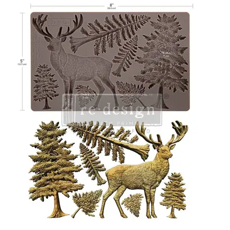 Re-Design Stag Of The Highlands 5x8 Inch Decor Moulds (684778) Re-Design Stag Of The Highlands 5x8 Inch Decor Moulds (684778)
