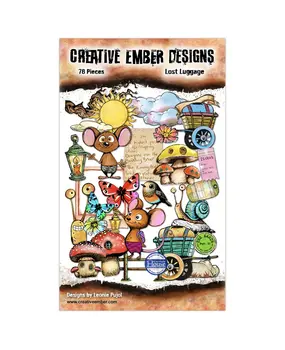 Creative Ember Designs The Travelers A6 Ephemera Die-Cuts Lost Luggage by Leonie Pujol (CEDEP003) Creative Ember Designs The Travelers A6 Ephemera Die-Cuts Lost Luggage by Leonie Pujol (CEDEP003)