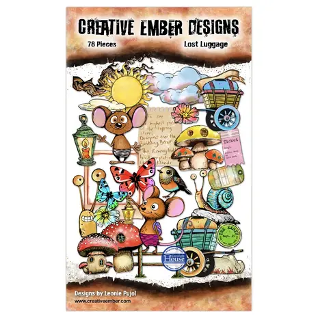 Creative Ember Designs The Travelers A6 Ephemera Die-Cuts Lost Luggage by Leonie Pujol (CEDEP003) Creative Ember Designs The Travelers A6 Ephemera Die-Cuts Lost Luggage by Leonie Pujol (CEDEP003)