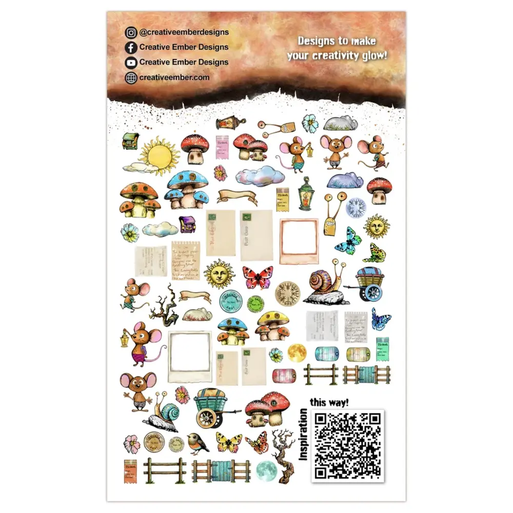 Creative Ember Designs The Travelers A6 Ephemera Die-Cuts Lost Luggage by Leonie Pujol (CEDEP003) Creative Ember Designs The Travelers A6 Ephemera Die-Cuts Lost Luggage by Leonie Pujol (CEDEP003)