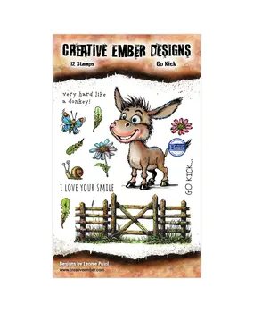 Creative Ember Designs The Travelers A6 Stamp Set Go Kick by Leonie Pujol (CEDTP0014) Creative Ember Designs The Travelers A6 Stamp Set Go Kick by Leonie Pujol (CEDTP0014)