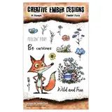 Creative Ember Designs The Travelers A6 Stamp Set Feelin' Foxy by Leonie Pujol (CEDTP0015)