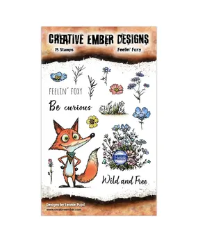 Creative Ember Designs The Travelers A6 Stamp Set Feelin' Foxy by Leonie Pujol (CEDTP0015) Creative Ember Designs The Travelers A6 Stamp Set Feelin' Foxy by Leonie Pujol (CEDTP0015)