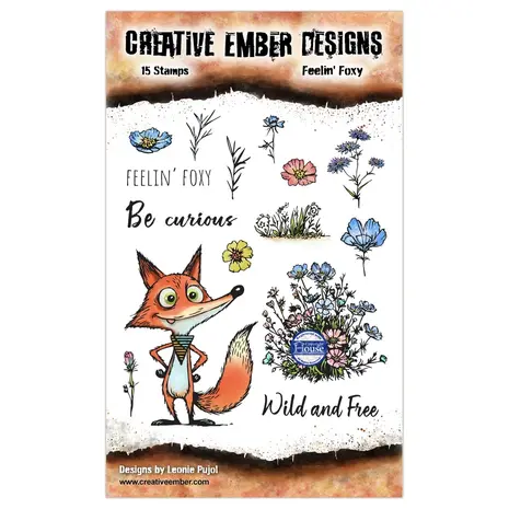 Creative Ember Designs The Travelers A6 Stamp Set Feelin' Foxy by Leonie Pujol (CEDTP0015) Creative Ember Designs The Travelers A6 Stamp Set Feelin' Foxy by Leonie Pujol (CEDTP0015)