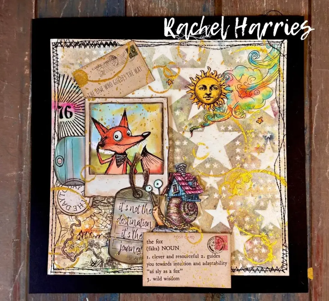 Creative Ember Designs The Travelers 20x20cm Art Journal The Travellers by Leonie Pujol (CEDTJ001) Creative Ember Designs The Travelers 20x20cm Art Journal The Travellers by Leonie Pujol (CEDTJ001)