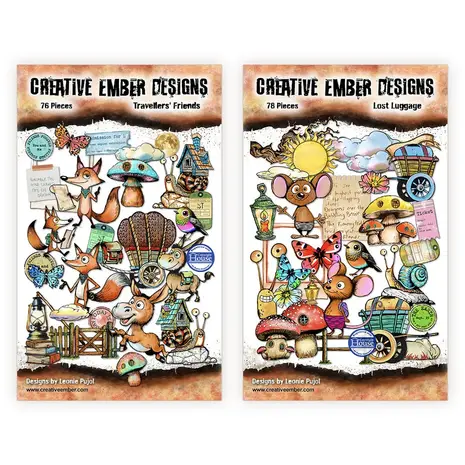 Creative Ember Designs The Travelers A4 Pack Complete Collection by Leonie Pujol (COMPLETE-CED26) Creative Ember Designs The Travelers A4 Pack Complete Collection by Leonie Pujol (COMPLETE-CED26)