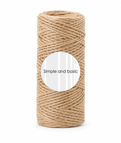 Simple and Basic Hemp Cord 1mm x 50m (SBA671) Simple and Basic Hemp Cord 1mm x 50m (SBA671)