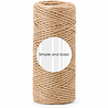 Simple and Basic Hemp Cord 1mm x 50m (SBA671) Simple and Basic Hemp Cord 1mm x 50m (SBA671)