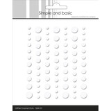 Simple and Basic Glitter Enamel Dots Soft White (77pcs) (SBA101)