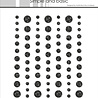 Simple and Basic Glitter Enamel Dots Black (77pcs) (SBA102) Simple and Basic Glitter Enamel Dots Black (77pcs) (SBA102)