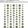 Simple and Basic Glitter Enamel Dots Forest Green (77pcs) (SBA105) Simple and Basic Glitter Enamel Dots Forest Green (77pcs) (SBA105)