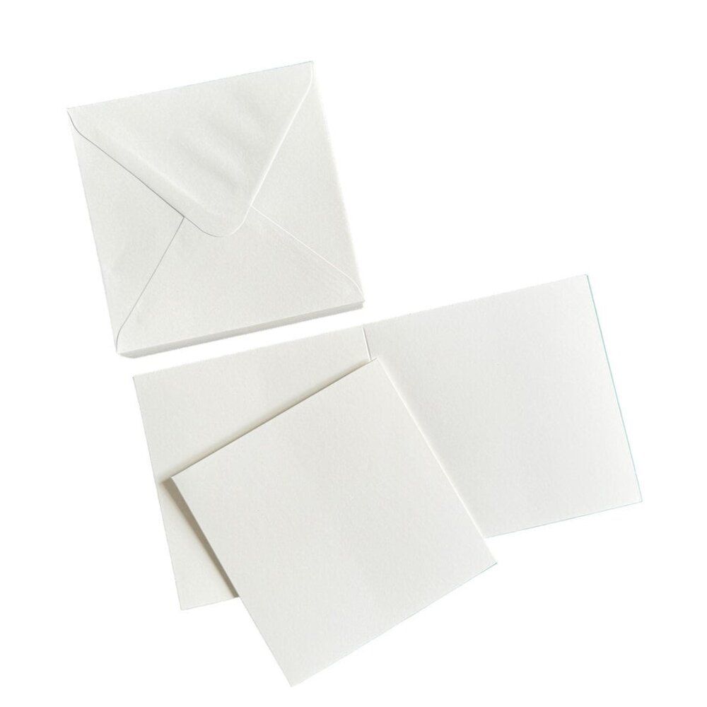 HobbyGross Storage Cards & Envelopes 13,5x13,5cm Snow White (50pcs) (SS116) HobbyGross Storage Cards & Envelopes 13,5x13,5cm Snow White (50pcs) (SS116)