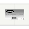 HobbyGross Storage Cards & Envelopes A6 Pure White (50pcs) (SS120)