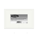 HobbyGros Cards & Envelopes A7 Pure White (50pcs) (SS130)