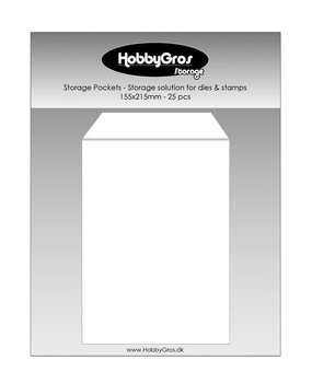 HobbyGross Storage Storage Pockets 15,5x21,5cm (25pcs) (SS134) HobbyGross Storage Storage Pockets 15,5x21,5cm (25pcs) (SS134)
