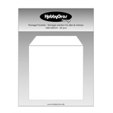 HobbyGros Storage Pockets 16x16cm (25pcs) (SS133)