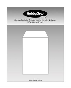 HobbyGross Storage Storage Pockets 11x15,5cm (25pcs) (SS132) HobbyGross Storage Storage Pockets 11x15,5cm (25pcs) (SS132)