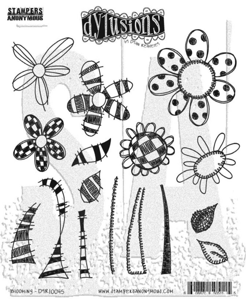 Ranger Dylusions Block It Cling Stamps (DYR10042) - Copy