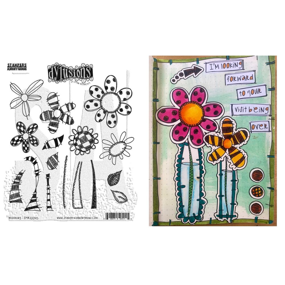 Ranger Dylusions Block It Cling Stamps (DYR10042) - Copy
