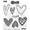 Ranger Dylusions Heartalicious Cling Stamps (DYR10046) Ranger Dylusions Heartalicious Cling Stamps (DYR10046)