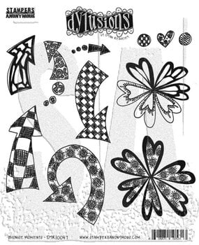 Ranger Dylusions Blonde Moments Cling Stamps (DYR10047) Ranger Dylusions Blonde Moments Cling Stamps (DYR10047)