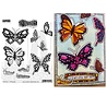 Ranger Dylusions Flutterby Cling Stamps (DYR10048) Ranger Dylusions Flutterby Cling Stamps (DYR10048)